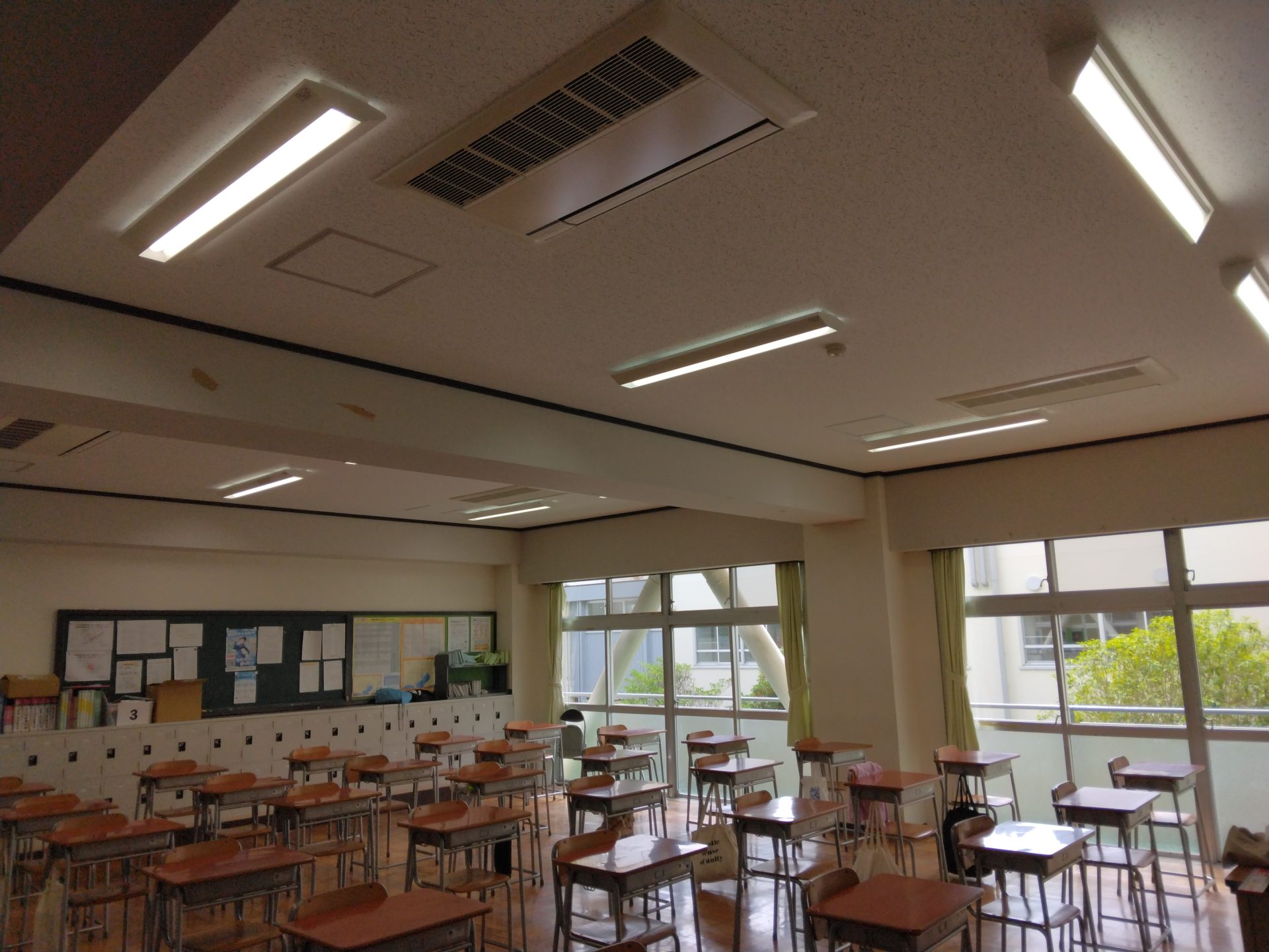 横芝敬愛高等学校本館空気調和設備機能回復工事（第一期工事）