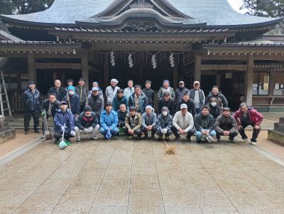 一年の感謝を込めてー猿田神社境内清掃を行いました⛩ | 地域活動