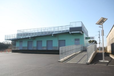 片貝防災備蓄倉庫兼津波避難施設建設工事